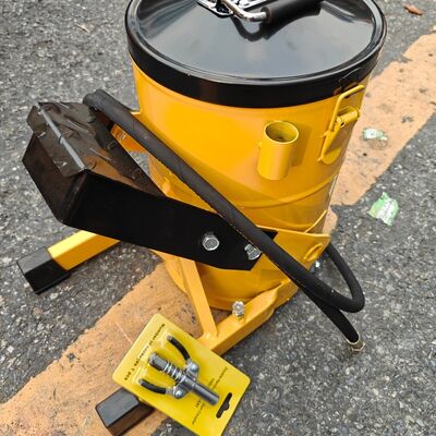 6L Κουβάς λίπους με λειτουργία ποδιού, αντλία λίπους υψηλής πίεσης με πετάλι για λίπανση μηχανών σκάφους