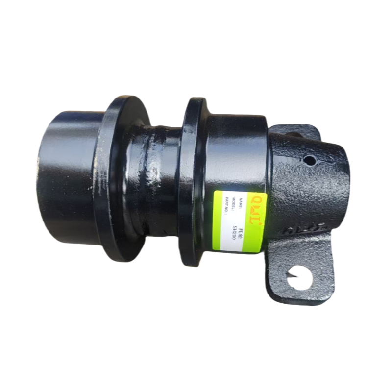 Τμήματα υποτροχιάς σκάφους SH200: κυλίνδροι μεταφοράς, μηχανοκίνητοι, τέσσερις τροχοί και μία τροχιά, κατάλληλα για σκάφους Sumitomo και μηχανήματα εξορυκτικής μηχανικής